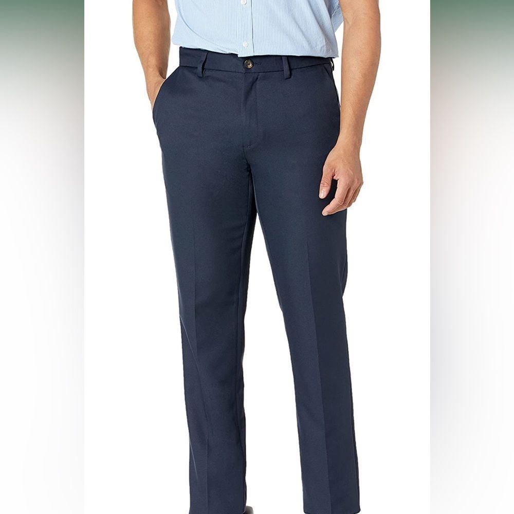 - Amazon Essentials Men's Slim-Fit Flat-Front Dress Pant 32X29L